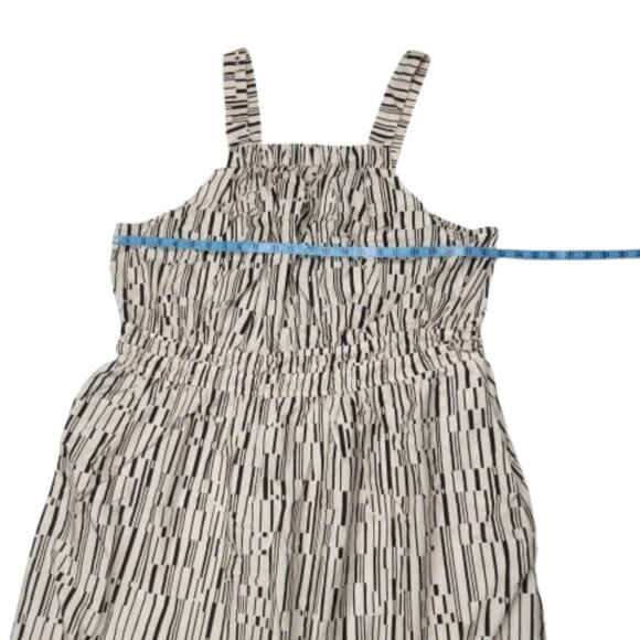 Anthropologie The Somerset Maxi Dress: Poplin Halter Edition Neutral Pattern 3X - Picture 6 of 14